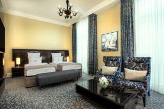 Hotel Atlantic Einblick in ein Deluxe Zimmer mit Twin Bett