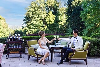 Villa Rothschild Villa Rothschild | Dinner auf der Terrasse | Heiraten in Frankfurt 